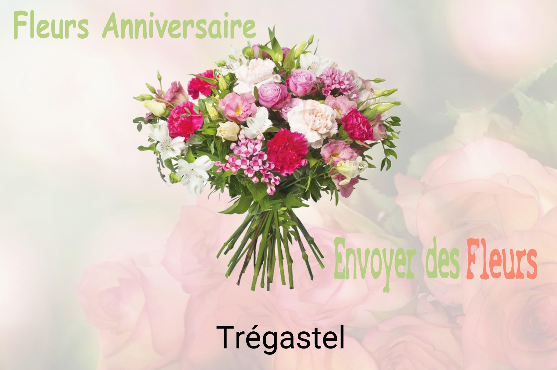 Bouquet de fleurs d’anniversaire livré à Trégastel